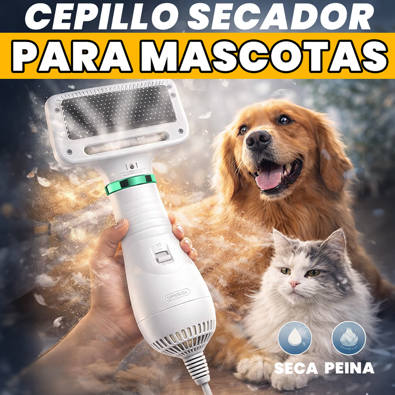 CEPILLO SECADOR PARA MASCOTAS